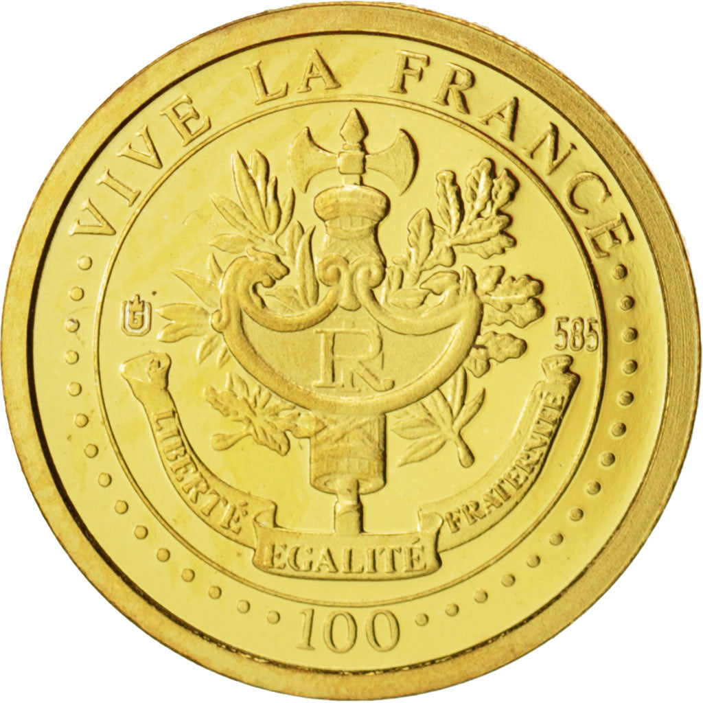 France, Medal, Gustave Eiffel, History, 2009, MS(65-70), Gold