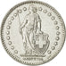 Coin, Switzerland, 2 Francs, 1920, Bern, AU(55-58), Silver, KM:21