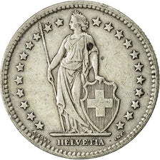 Coin, Switzerland, 2 Francs, 1939, Bern, AU(50-53), Silver, KM:21