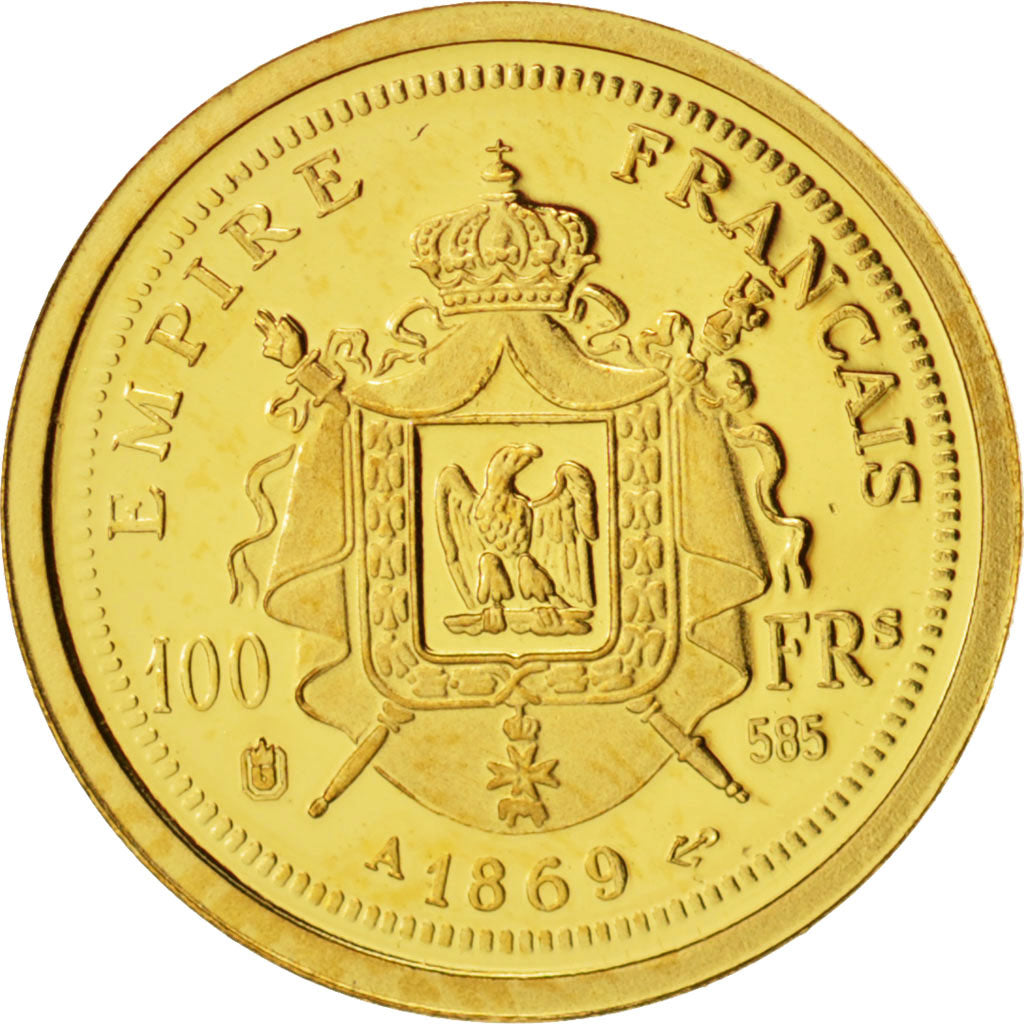 France, Medal, Napoléon III, History, 2009, Gold