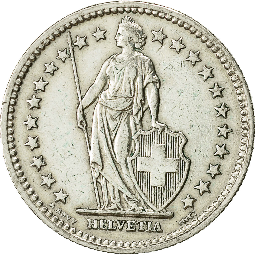 Coin, Switzerland, 2 Francs, 1941, Bern, AU(55-58), Silver, KM:21