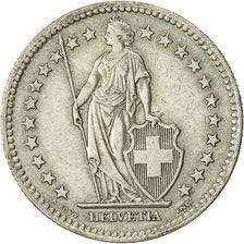 Coin, Switzerland, 2 Francs, 1943, Bern, AU(55-58), Silver, KM:21