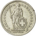 Coin, Switzerland, 2 Francs, 1944, Bern, AU(55-58), Silver, KM:21