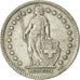 Coin, Switzerland, 2 Francs, 1955, Bern, EF(40-45), Silver, KM:21