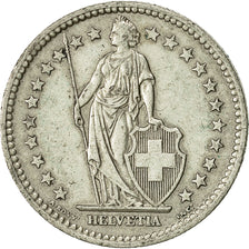 Coin, Switzerland, 2 Francs, 1957, Bern, AU(55-58), Silver, KM:21
