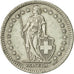Coin, Switzerland, 2 Francs, 1957, Bern, AU(55-58), Silver, KM:21