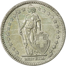 Coin, Switzerland, 2 Francs, 1961, Bern, AU(55-58), Silver, KM:21