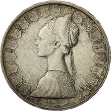 Coin, Italy, 500 Lire, 1961, Rome, AU(50-53), Silver, KM 98