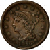 Coin, United States, Braided Hair Cent, Cent, 1846, U.S. Mint, Philadelphia