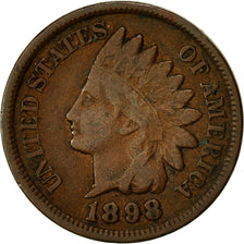 Coin, United States, Indian Head Cent, 1898, KM 90a