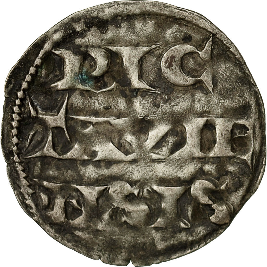 Coin, France, Poitou, Richard Cœur de Lion, Denier, EF(40-45), Silver