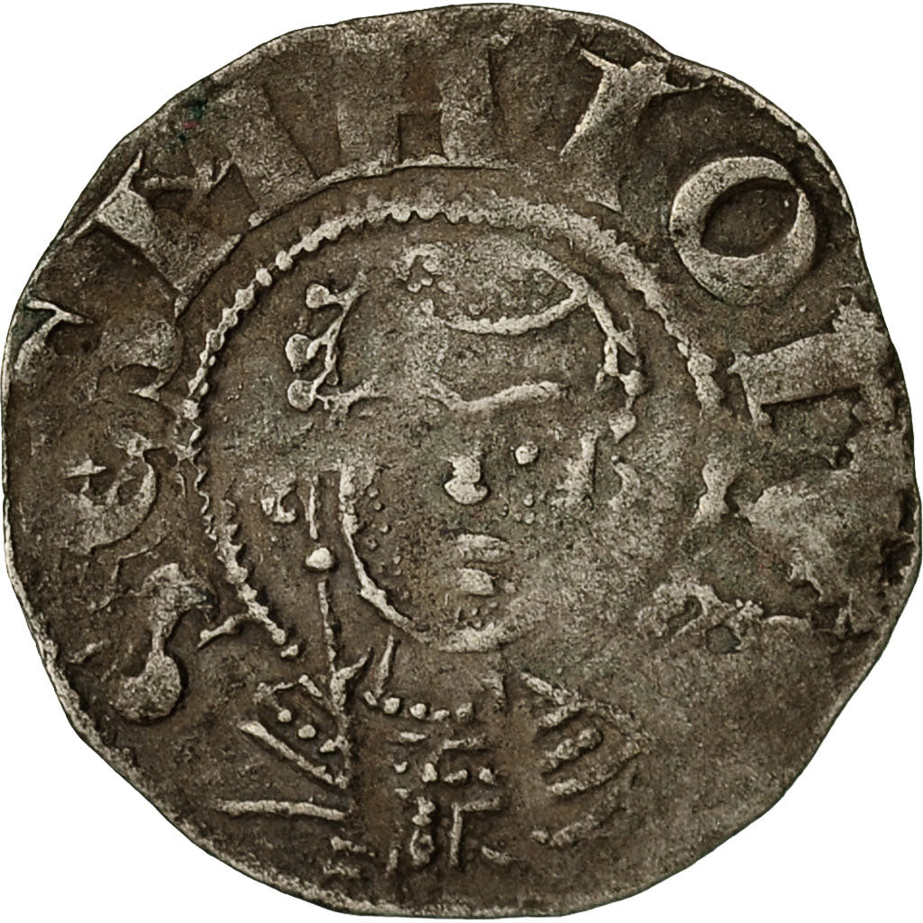 Monnaie, France, Bourbonnais, Prieuré de Souvigny, Denier, TTB, Argent