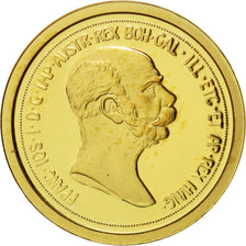 France, Medal, 100 Corona 1908, History, 2008, Or