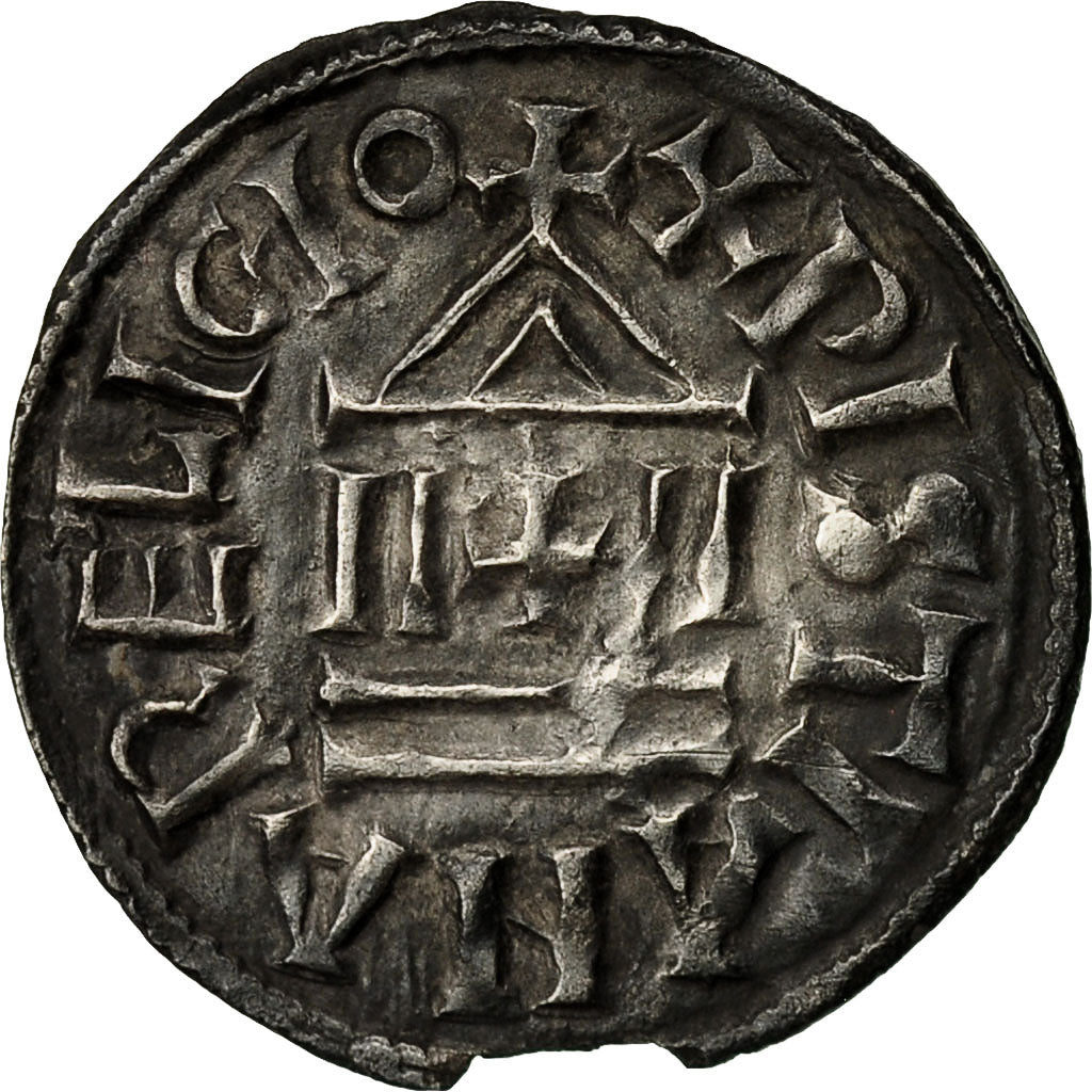 Coin, France, Louis le Pieux, Denier, AU(50-53), Silver, Prou 1016var