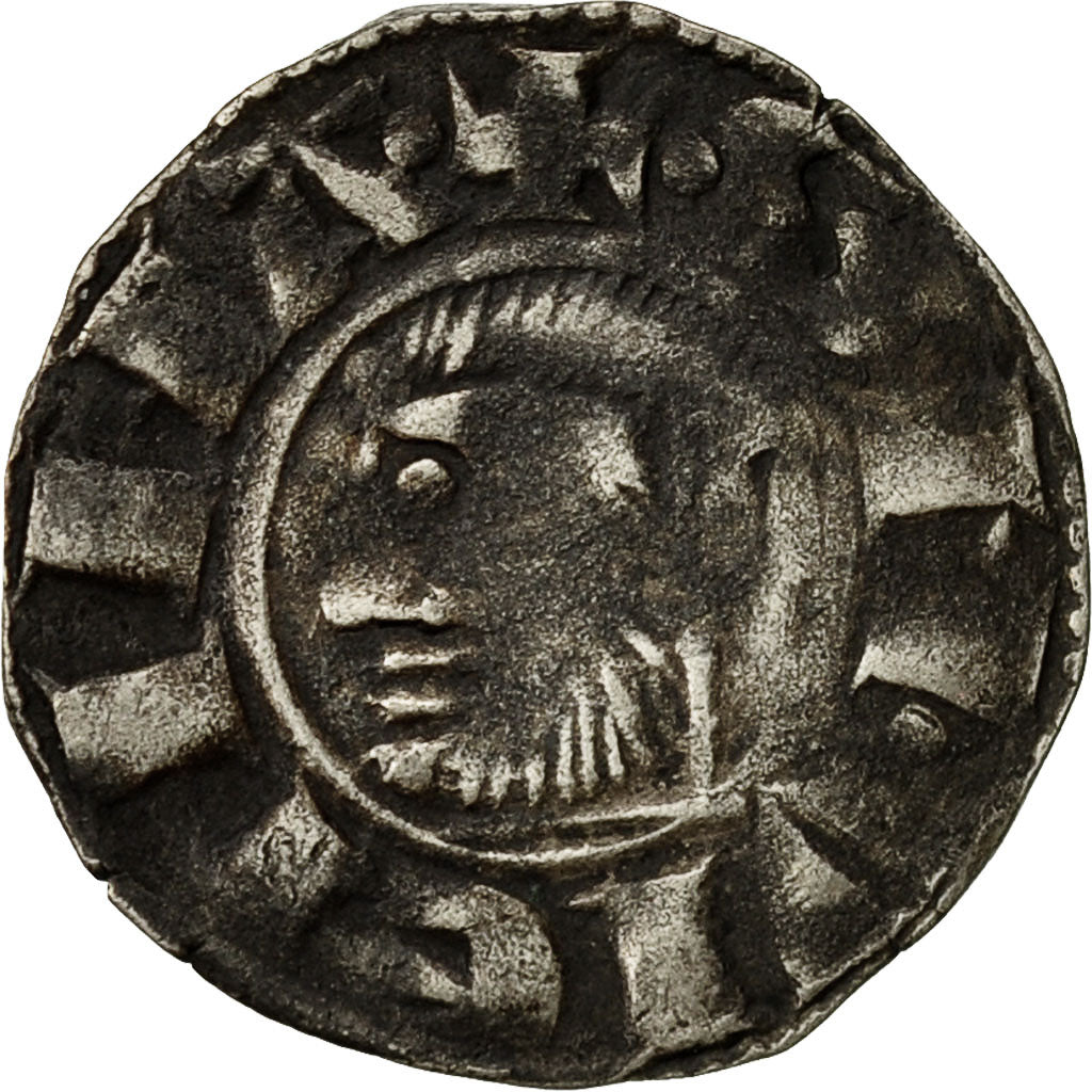 Coin, France, Dauphiné, Archevêché de Vienne, Denier, 1200-1250