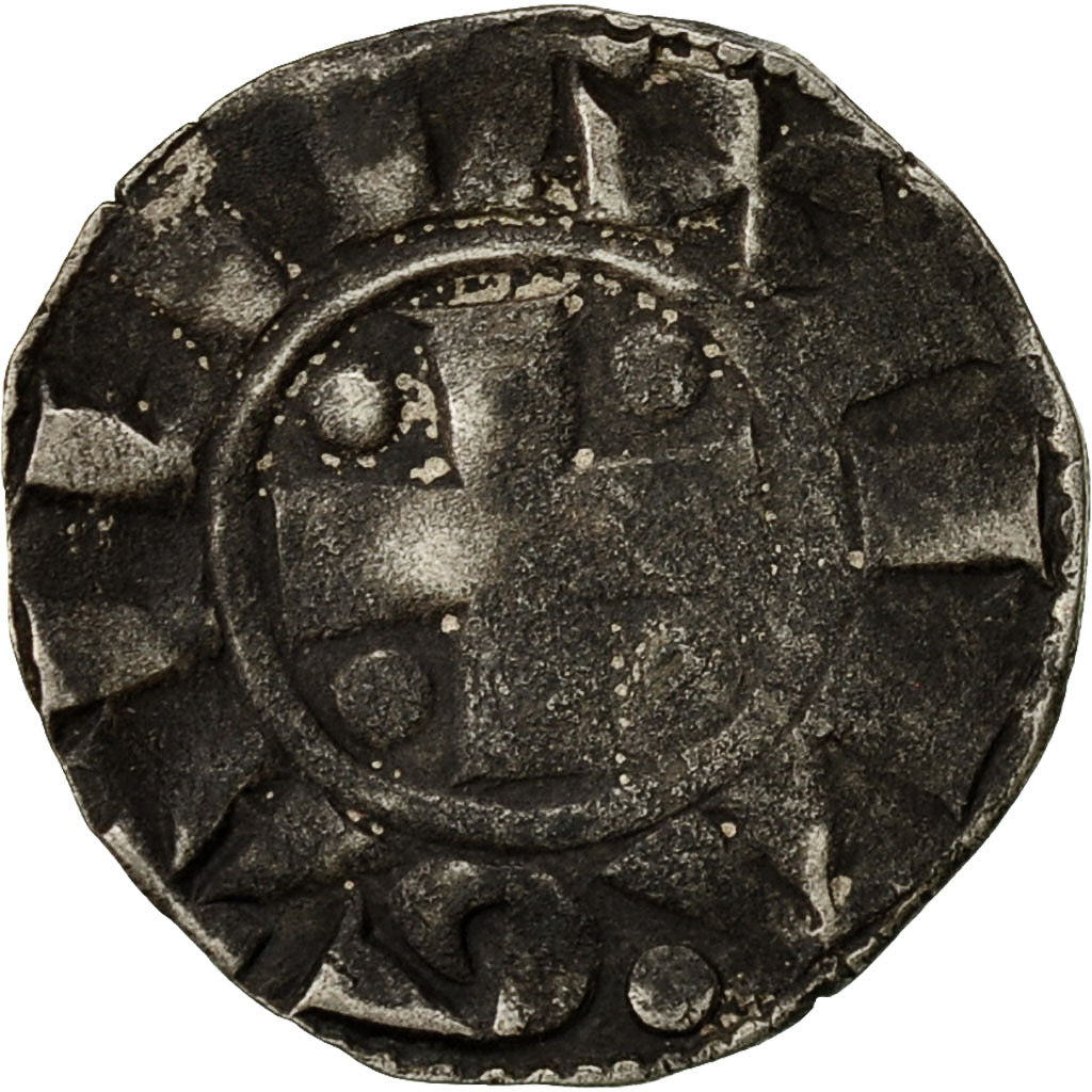 Coin, France, Dauphiné, Archevêché de Vienne, Denier, 1200-1250