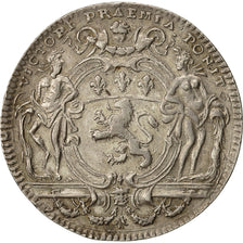 France, Token, Chevaliers de l'Arquebuse, 1741, AU(50-53), Silver