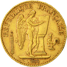 Coin, France, Génie, 20 Francs, 1889, Paris, EF(40-45), Gold, KM:825