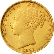Moneta, Australia, Elizabeth II, Sovereign, 1881, Sydney, SPL-, Oro, KM:6
