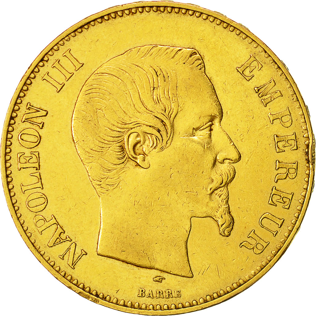 Munten, Frankrijk, Napoleon III, Napoléon III, 100 Francs, 1856, Paris, ZF