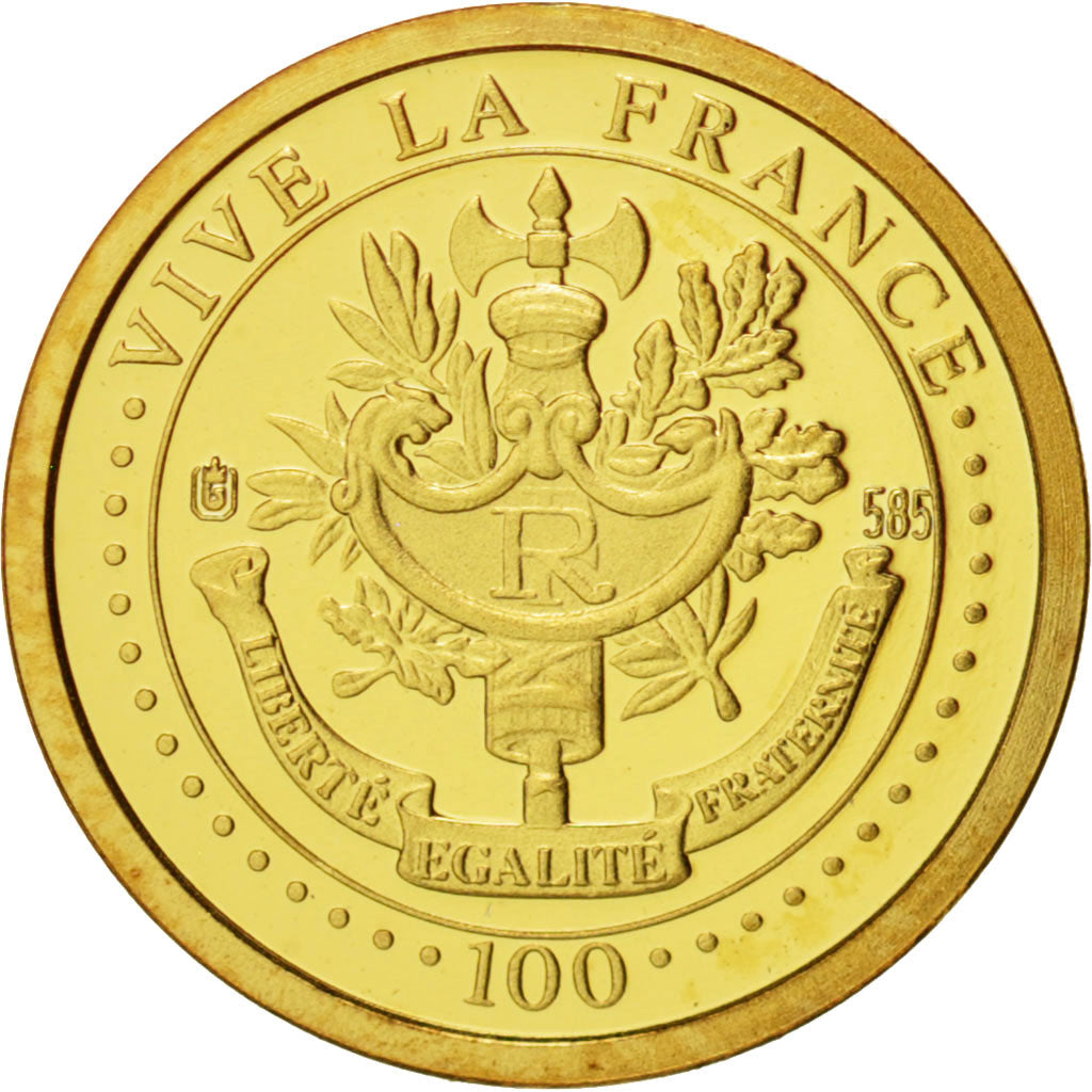 France, Medal, Marie Curie, Sciences & Technologies, 2004, Gold