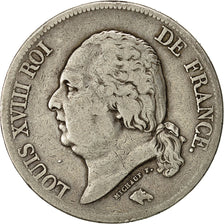 Coin, France, Louis XVIII, 5 Francs, 1824, Paris, VF(30-35), KM 711.1