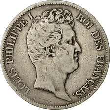 Coin, France, Louis-Philippe, 5 Francs, 1830, Nantes, VF(20-25), Silver