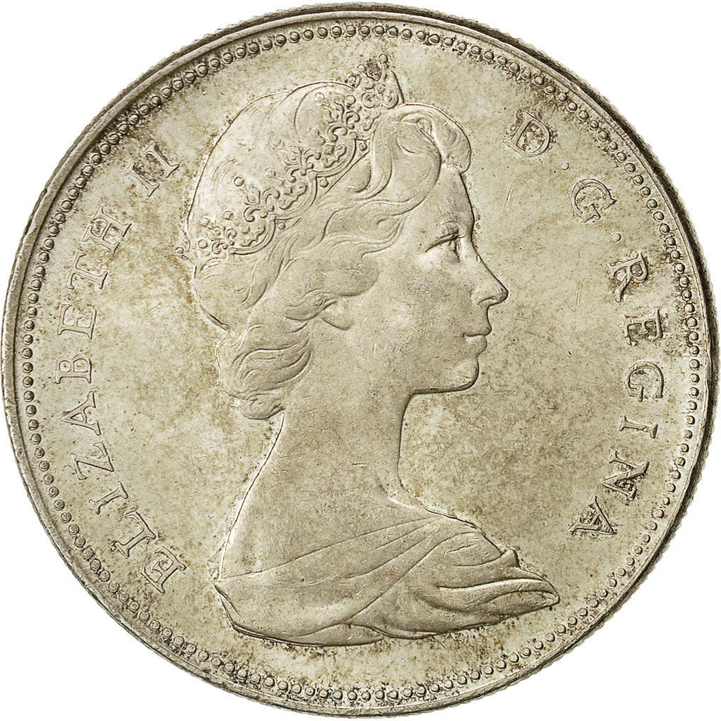 Münze, Kanada, Elizabeth II, Dollar, 1965, Royal Canadian Mint, Ottawa, VZ