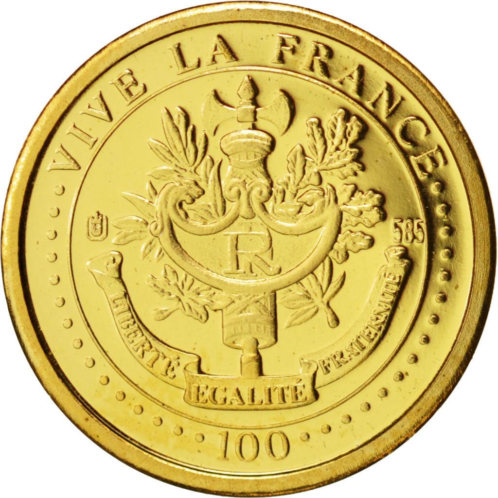 France, Medal, Edith Piaf, Arts & Culture, 2003, Gold