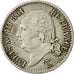 Moneda, Francia, Louis XVIII, Louis XVIII, 1/4 Franc, 1824, Paris, MBC+, Plata