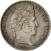 Moneda, Francia, Louis-Philippe, 1/4 Franc, 1845, Rouen, SC+, Plata, KM:740.2