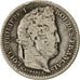 Moneta, Francia, Louis-Philippe, 25 Centimes, 1845, Bordeaux, MB, Argento