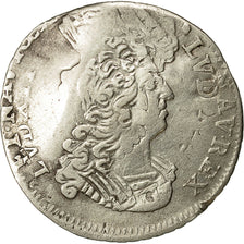 Moneta, Francia, Louis XIV, 1/12 Écu aux insignes, 1/12 ECU, 10 Sols, 1702