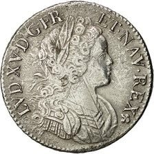 Coin, France, Louis XV, Écu de France-Navarre, 1718, Paris, EF(40-45), Gad. 318