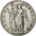 Munten, Italiaanse staten, PIEDMONT REPUBLIC, 5 Francs, 1801, Turin, ZF, Zilver