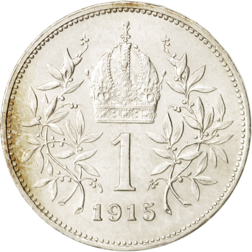 Coin, Austria, Franz Joseph I, Corona, 1915, MS(64), Silver, KM:2820