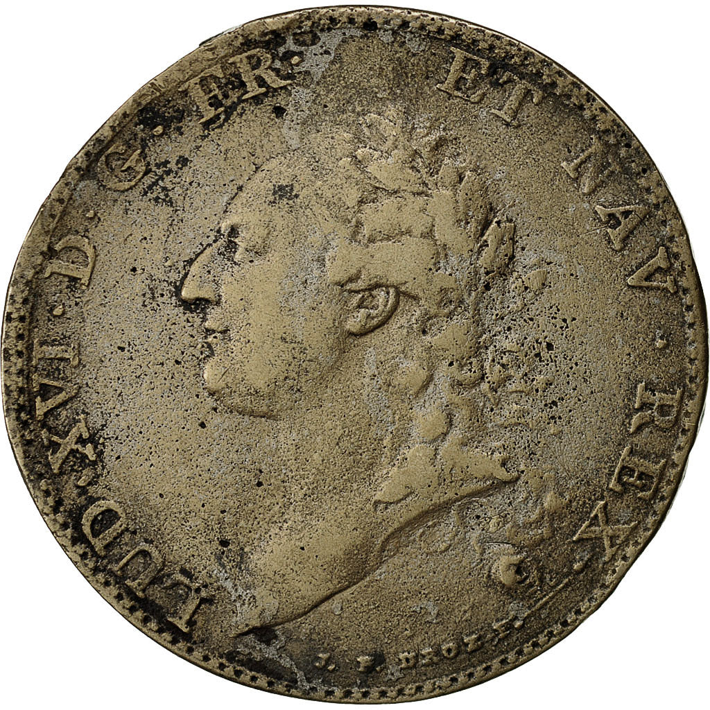 Coin, France, Louis XVI, Essai de l'écu de 6 Livres, 1791, VF(30-35), Bronze