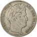 Moneda, Francia, Louis-Philippe, 5 Francs, 1834, Nantes, BC+, Plata, KM:749.12