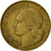 Moneda, Francia, Guiraud, 50 Francs, 1958, Paris, BC+, Aluminio - bronce