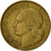 Moneda, Francia, Guiraud, 50 Francs, 1958, Paris, BC+, Aluminio - bronce