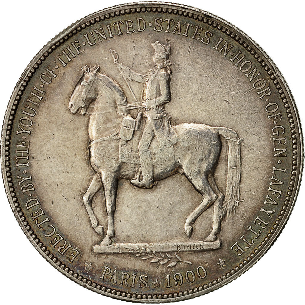 Monnaie, États-Unis, La Fayette, Dollar, 1900, Philadelphie, PCGS AU55