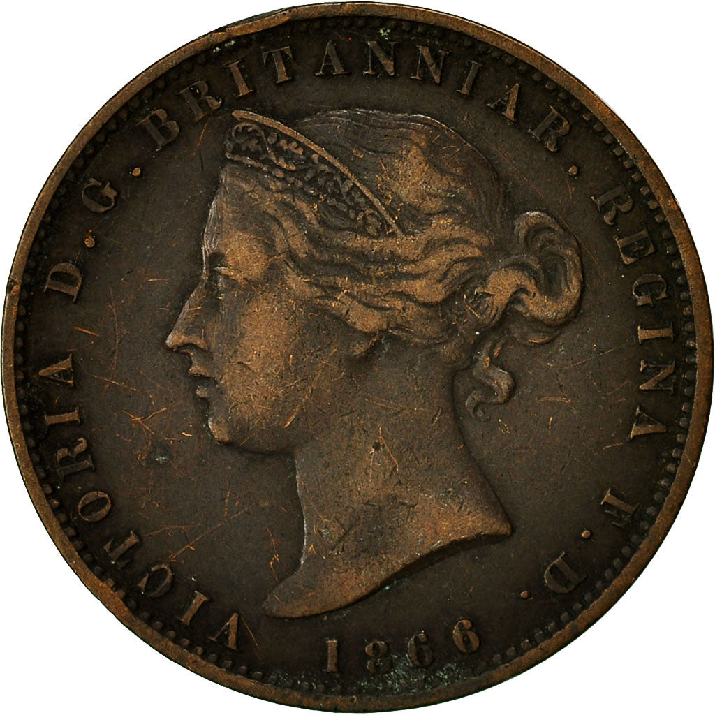 Coin, Jersey, Victoria, 1/13 Shilling, 1866, EF(40-45), Bronze, KM:5