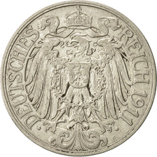 Coin, Germany, Wilhelm II, 25 Pfennig, 1911, Berlin, AU(50-53), Nickel, KM 18