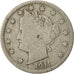 Monnaie, États-Unis, Liberty Nickel, 5 Cents, 1911, Philadelphie, KM 112