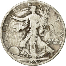 Coin, United States, Walking Liberty Half Dollar, 1935, San Francisco, KM 142