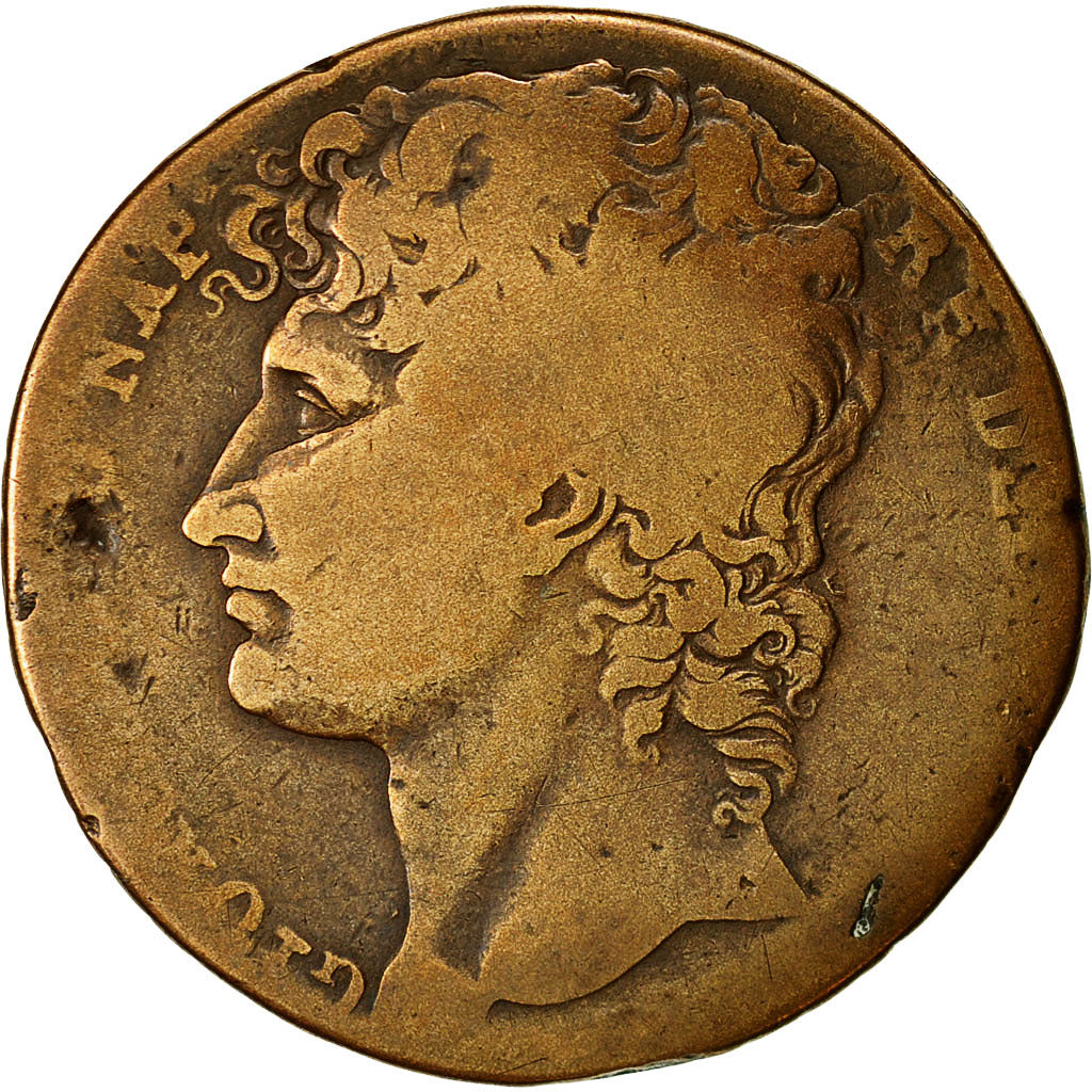 Coin, Italy, NAPLES, Joachim Murat, 3 Grana, 1810, VF(20-25), Copper, KM 253