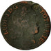 Coin, France, LORRAINE, Leopold I, Liard, 1728, Nancy, VF(30-35), Copper