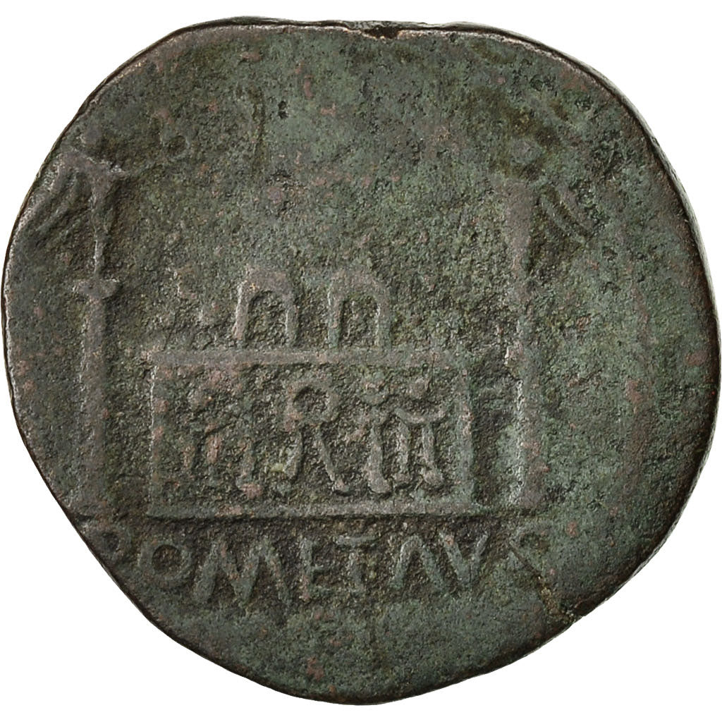 Coin, Augustus, As, Lyons, EF(40-45), Copper, RIC 230