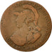 Moneda, Francia, Six blancs de Montagny, 2 Sols 6 Deniers, 1791, BC+, Cobre