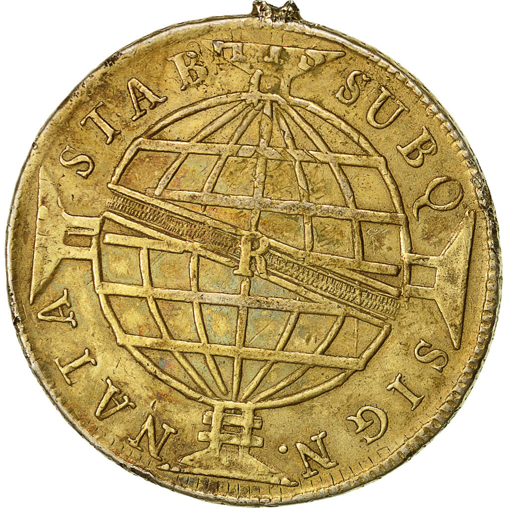 Coin, Brazil, Joao, 960 Reis, 1812, Rio de Janeiro, EF(40-45), Silver, KM 307.3